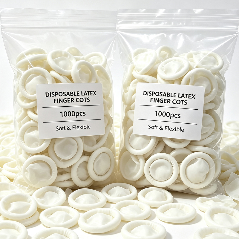 Latex Disposable Glove - 100-1000 Stuks Witte Wegwerp Vingerbedjes Handschoenen