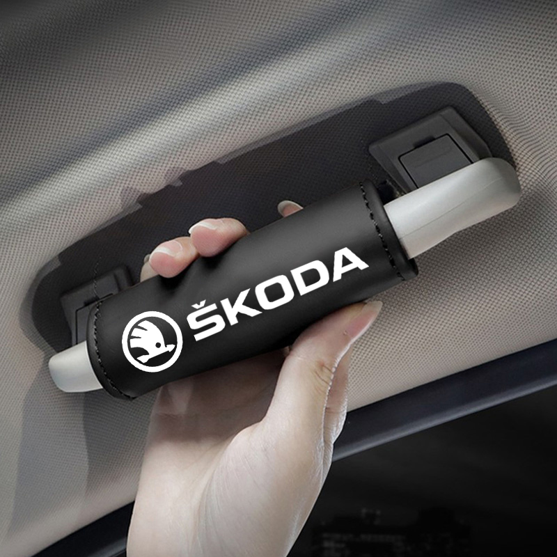 Leather Driving Glove - Lederen Autodak Armsteun Pull Cover Handvat