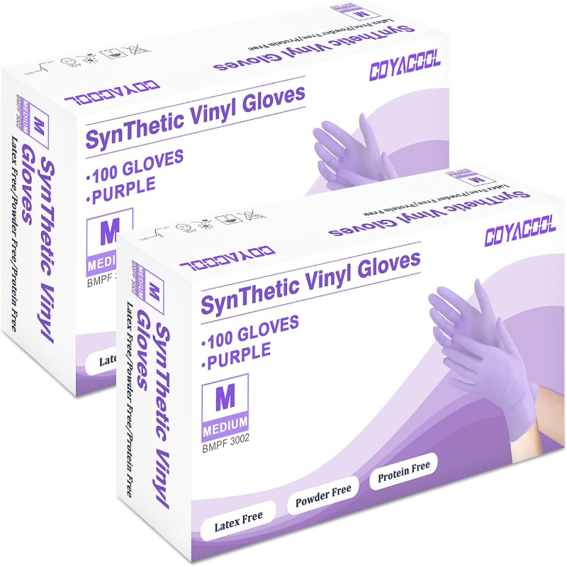50/100 Stuks Paarse Nitril Han - Exam Glove Nitrile recensie en prijs