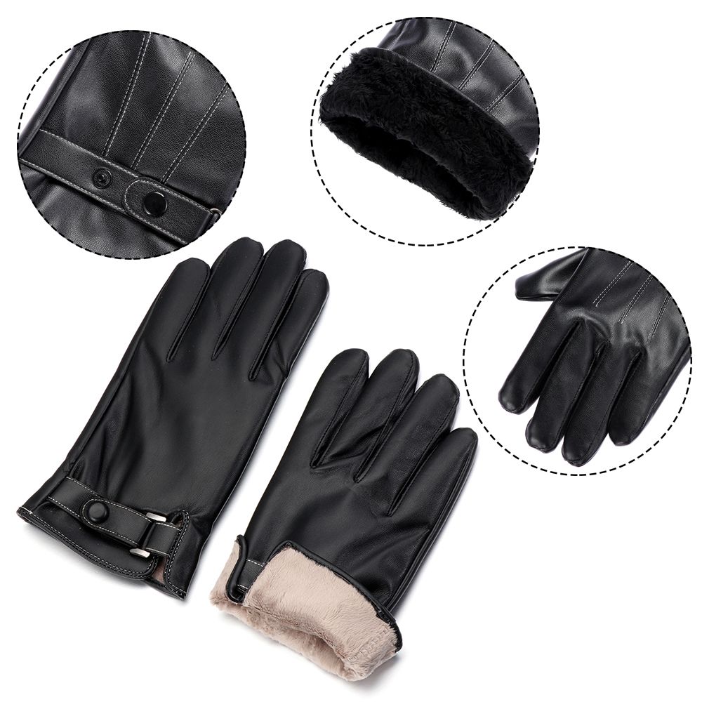 Heren Fleece Thermisch Lederen - Leather Driving Glove recensie en prijs