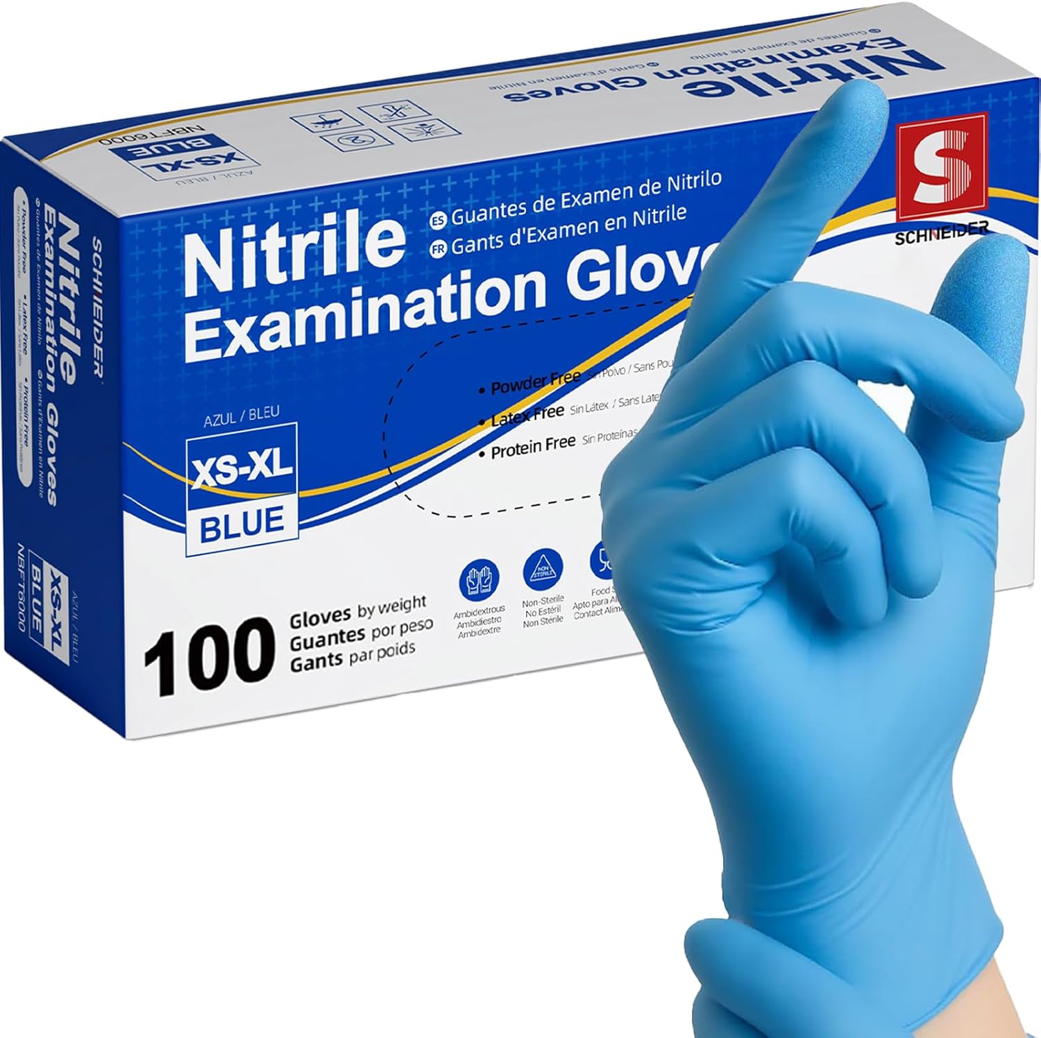 Medische nitril examenhandscho - Exam Glove Nitrile recensie en prijs