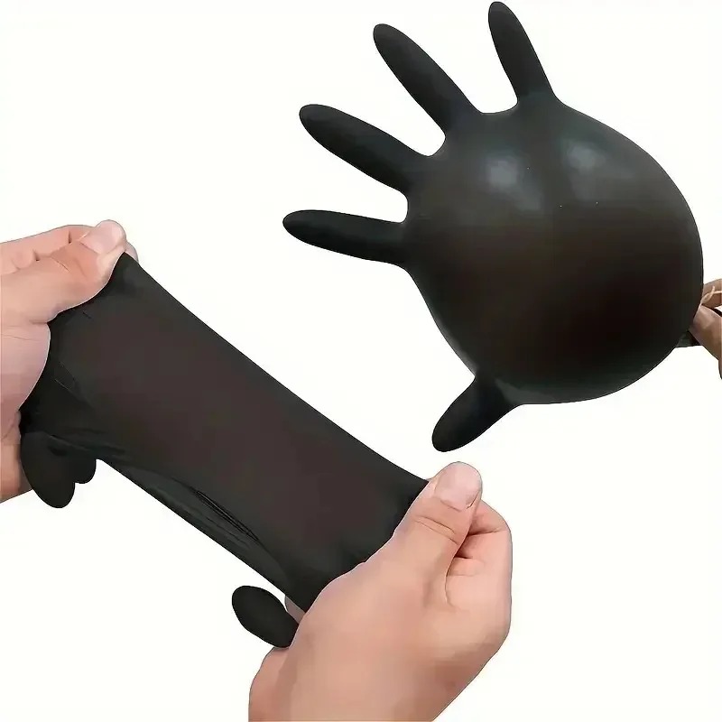 Wegwerp zwarte handschoenen un - Latex Disposable Glove recensie en prijs