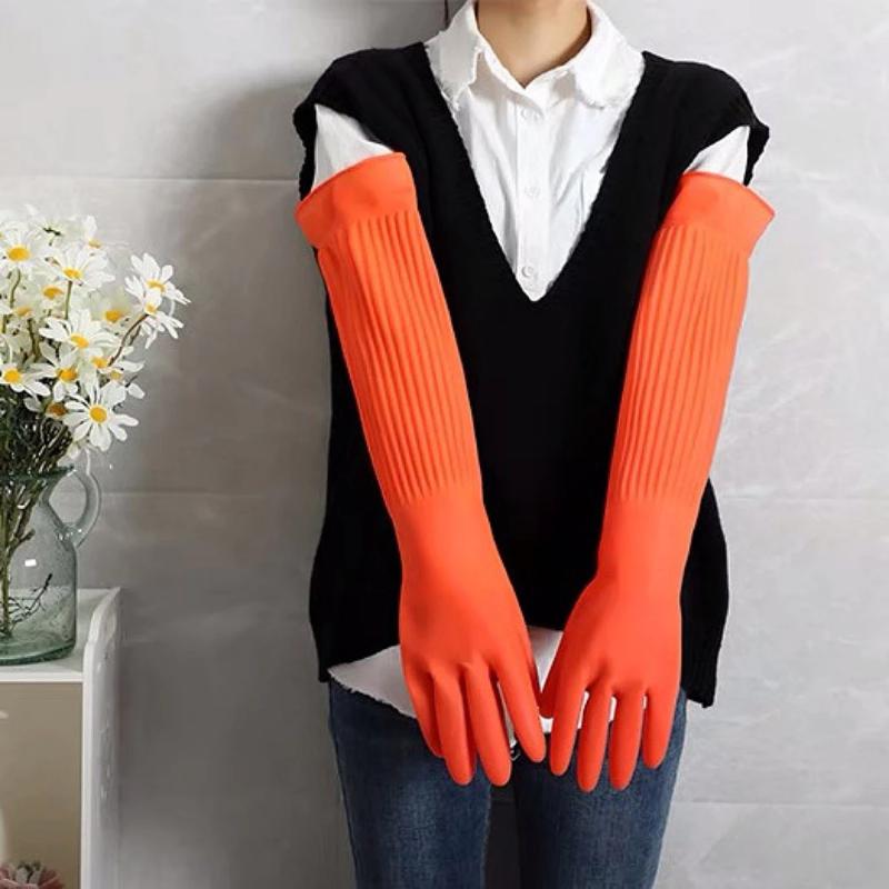 Extra lange rubberen schoonmaa - Dish Glove Rubber recensie en prijs