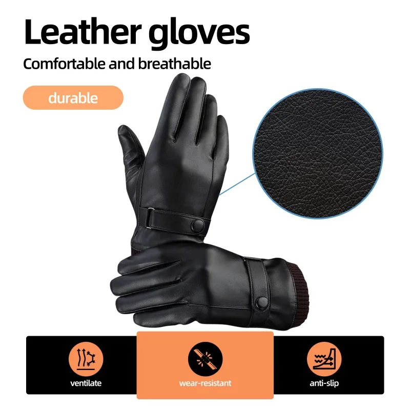 Eenvoudige geavanceerde herenh - Leather Driving Glove recensie en prijs