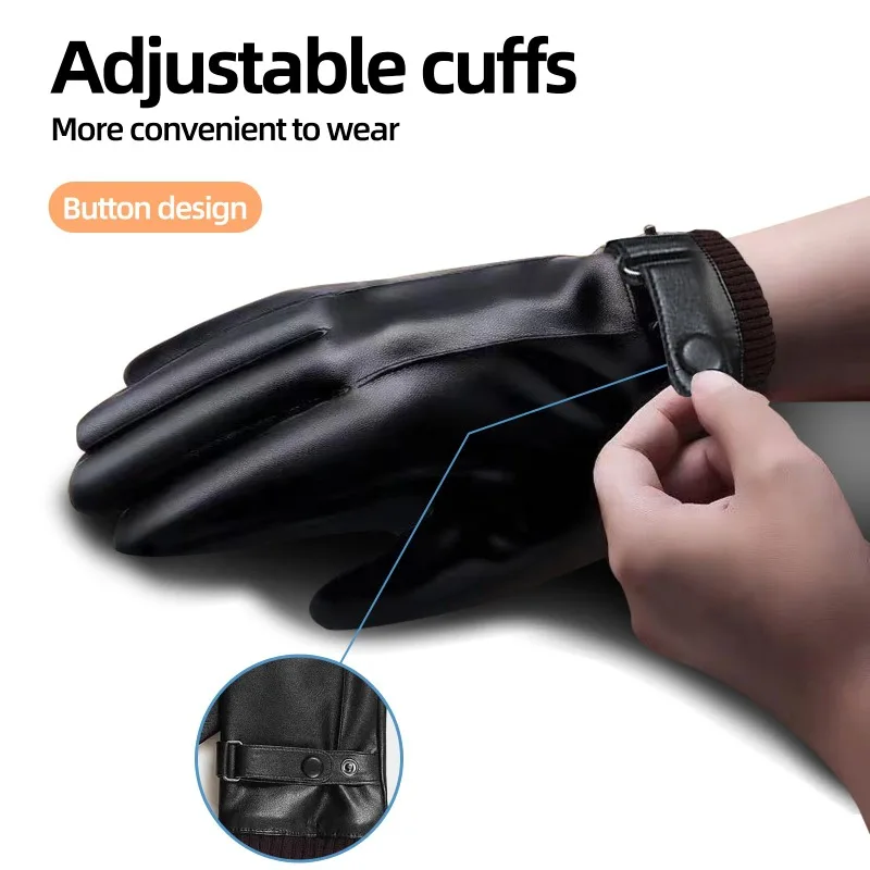 Eenvoudige geavanceerde herenh - Leather Driving Glove recensie en prijs